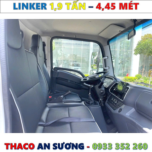 XE TẢI THACO LINKER 1,9 TẤN THÙNG LỬNG 4,45 MÉT MỚI NHẤT