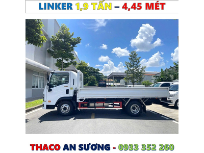 XE TẢI THACO LINKER 1,9 TẤN THÙNG LỬNG 4,45 MÉT MỚI NHẤT