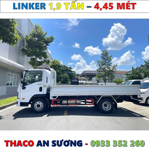 XE TẢI THACO LINKER 1,9 TẤN THÙNG LỬNG 4,45 MÉT MỚI NHẤT