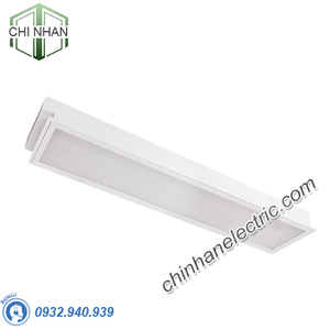 Máng Đèn LED Tán Quang Âm Trần Chụp Mica 1x9W 605x185 - LLA109 - Duhal