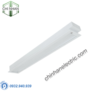 Máng Đèn LED Tán Quang Âm Trần Chụp Mica 1x18W 1215x185 - LLA118 - Duhal