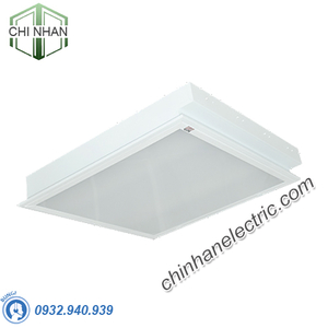 Máng Đèn LED Tán Quang Âm Trần Chụp Mica 4x9W 605x605 - LLA409 - Duhal