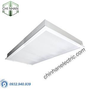 Máng Đèn LED Tán Quang Âm Trần Chụp Mica 4x18W 1215x605 - LLA418 - Duhal