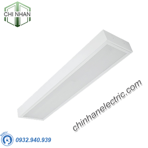 Máng Đèn LED Tán Quang Lắp Nổi Chụp Mica 2x18W 1220x305 - LLN218 - Duhal