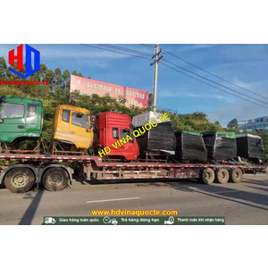 Lô 7 cabin đang trên đường từ Trung Quốc về Việt Nam- HD Vina Quốc Tế bán các loại cabin xe tải