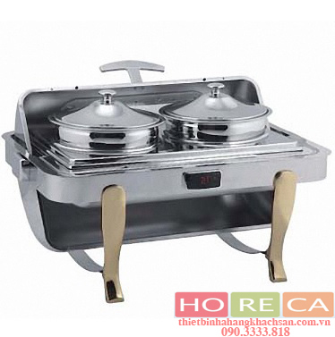 LÒ ĐIỆN HÂM SOUP CHỮ NHẬT CHÂN VÀNG (NẮP PC) DÙNG ĐIỆN - DSK61181