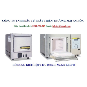 LÒ NUNG CHUYÊN DỤNG NABERTHERM LE4/11