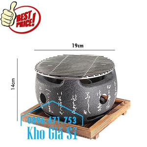 Lò nướng than để bàn kiểu Nhật hình tròn