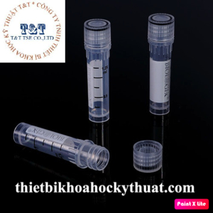 Lọ trữ lạnh cryotube, tiệt trùng, có ron – Biologix