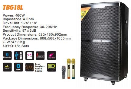 Loa kéo Karaoke Di Động Bass 5 Tấc