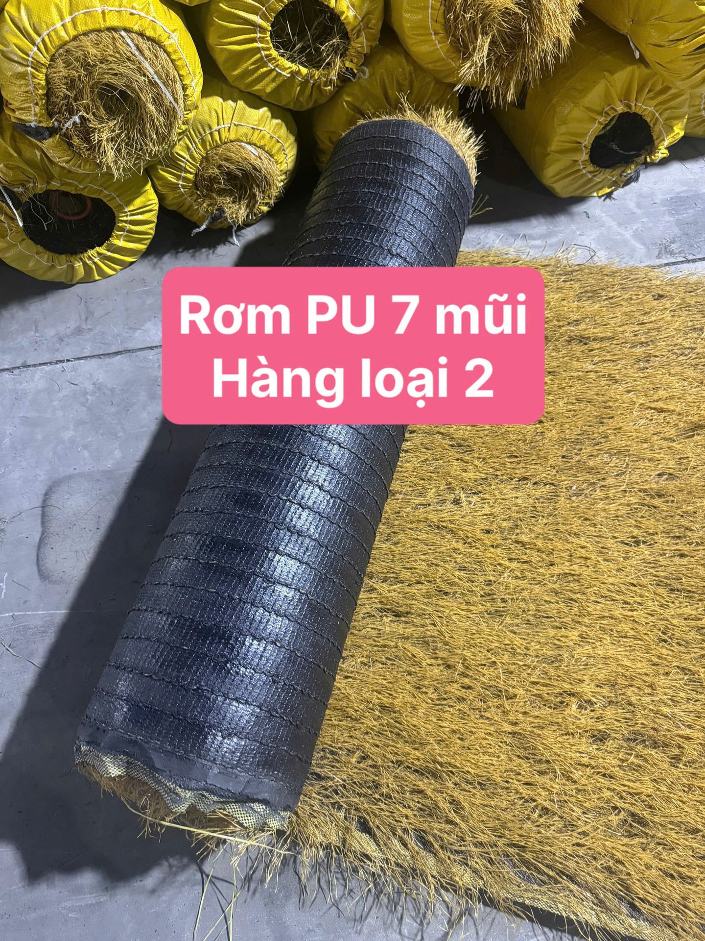 Mái rơm nhân tạo ĐẾ PVC LOẠI 2