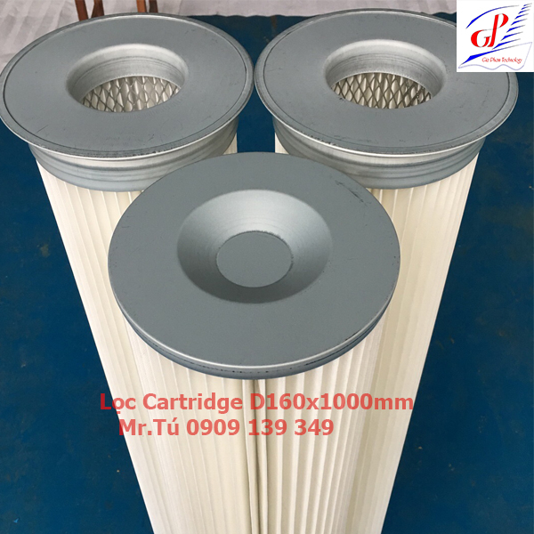 CARTRIDGE LỌC BỤI GIẤY PE D160 x L1500MM