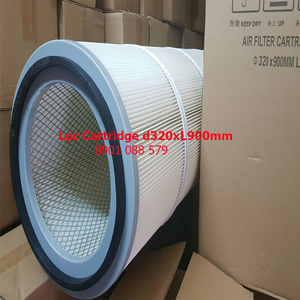 Lọc cartridge giấy PE - D320xL900mm