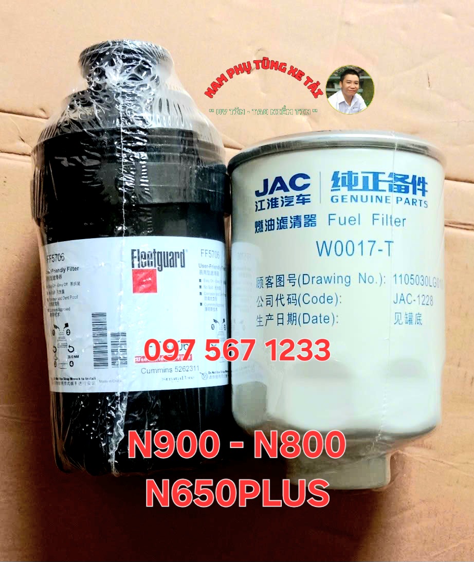 LỌC DẦU XE TẢI JAC N900 - CHÍNH HÃNG JAC