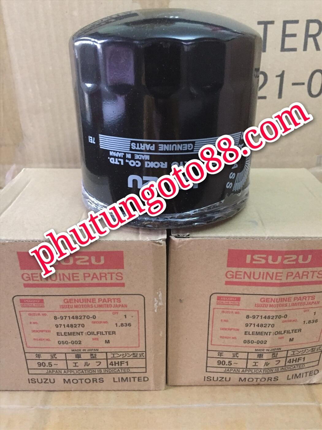 LỌC NHỚT XE TẢI ISUZU NQR 4HG1 - 4.6 LÍT