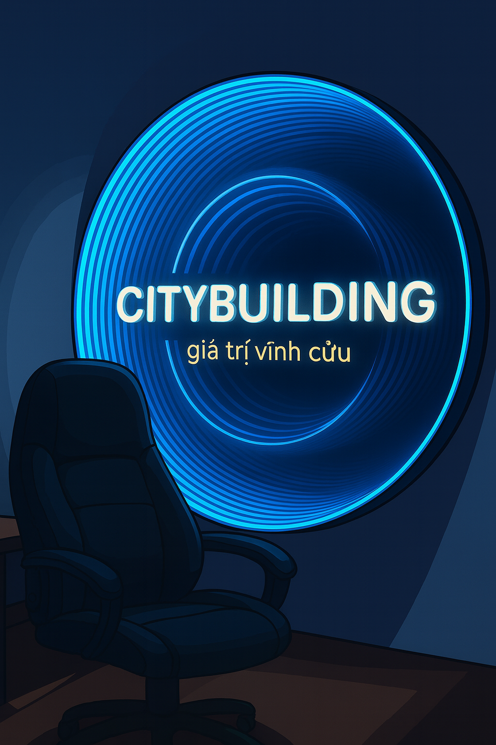 💎 LOGO VÔ CỰC CITYBUILDING – THƯƠNG HIỆU TỎA SÁNG TRONG VŨ TRỤ ÁNH SÁNG