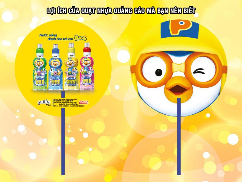 Quạt nhựa quảng cáo giá rẻ và những hiệu quả tối ưu mà nó mang lại
