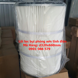 Lõi lọc bụi phòng sơn tĩnh điện - d320x660mm