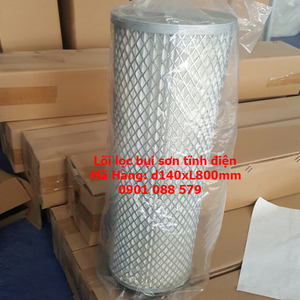 Lõi lọc sơn tĩnh điện - Cartridge lọc bụi d140xL800mm