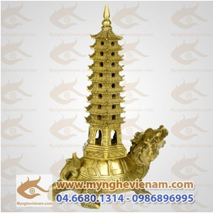 Long quy cõng tháp văn xương, rùa đầu rồng phong thủy