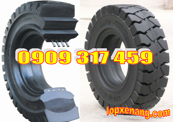 Lốp (vỏ) đặc xe nâng 600-9 các hiệu