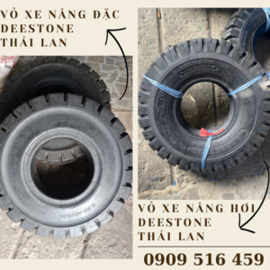 Lốp xe nâng đặc - hơi hiệu Deestone Thái Lân