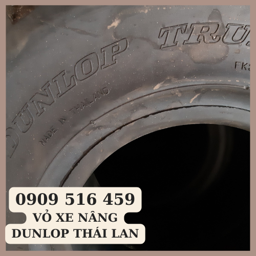 Vỏ xe nâng hiệu Dunlop Thái Lan