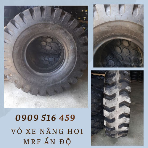 Lốp hơi xe nâng MRF Ấn Độ