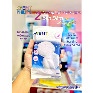 2 Miếng lót thấm sữa Philips Avent ban đêm 🇬🇧