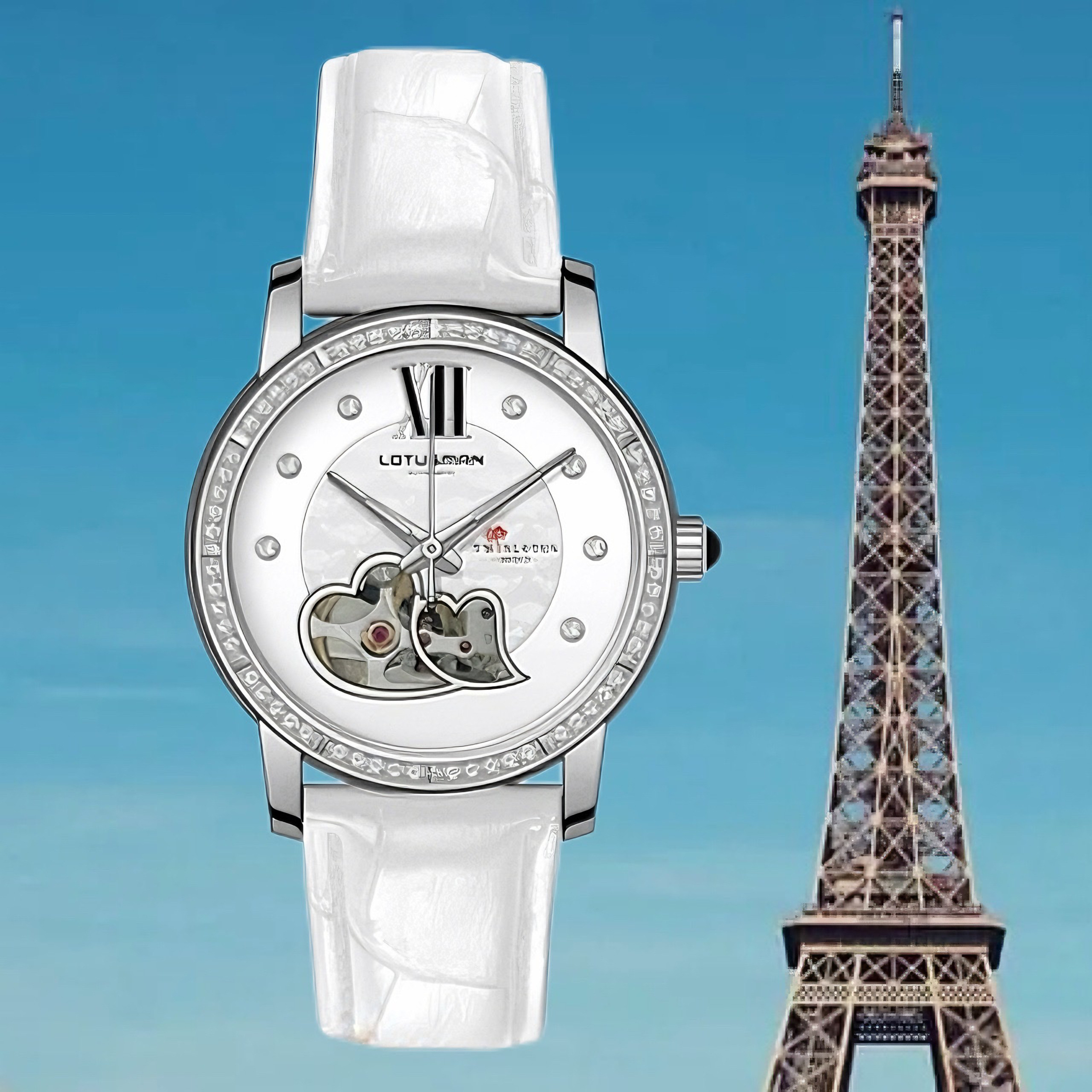 Đồng Hồ Cơ Nữ Lotusman L866A.SBW Chính Hãng