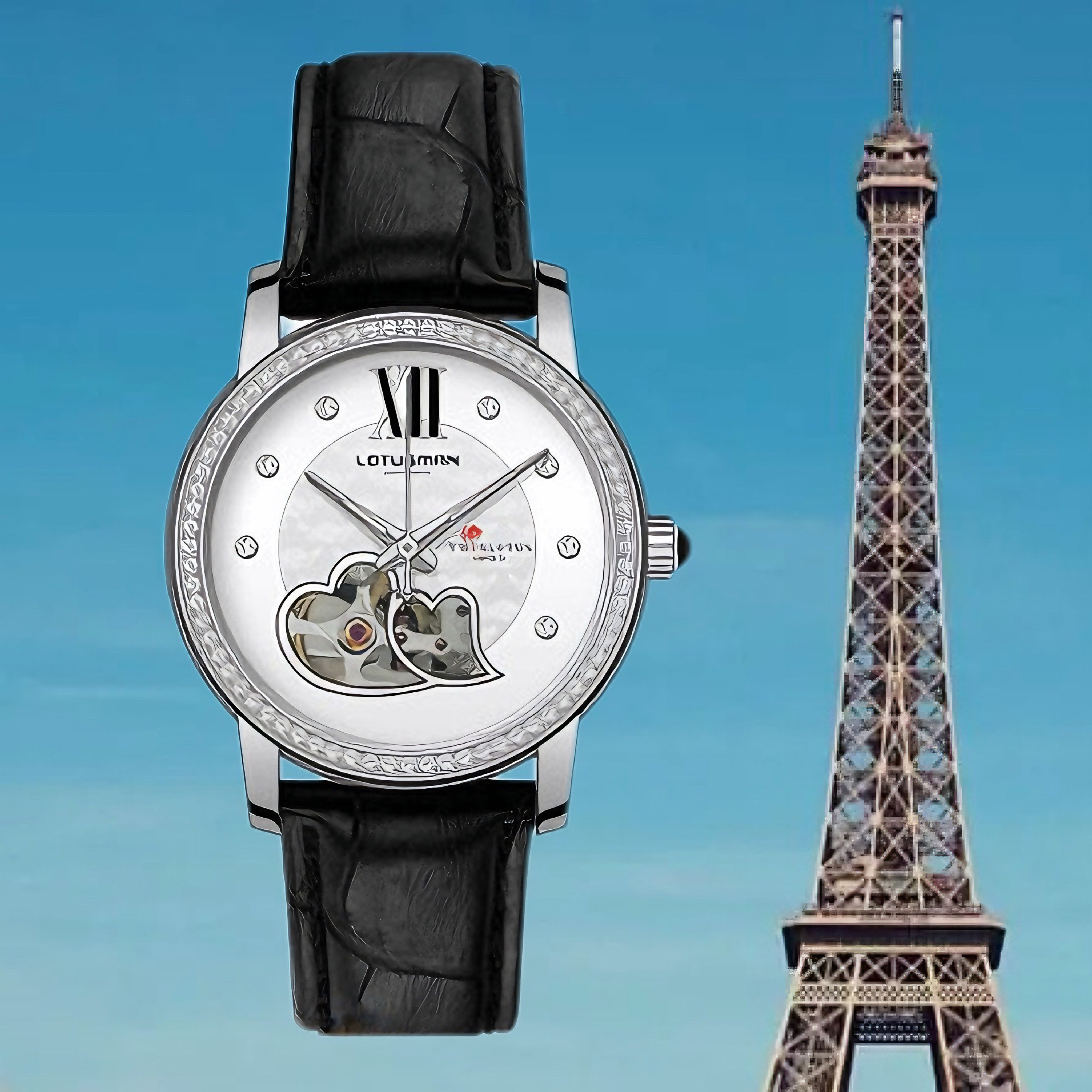 Đồng Hồ Cơ Nữ Lotusman L866A.SBW Chính Hãng