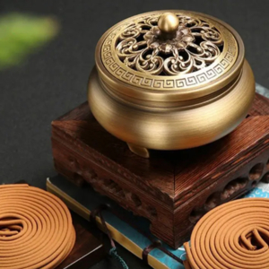 Lư Đồng Đốt Trầm Hương 3 Chân Trơn