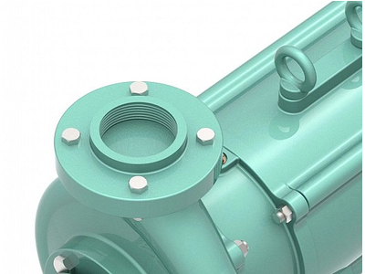 Máy Bơm Chìm Trục Ngang LuBi 3 Phase - 5HP- LHL 5H