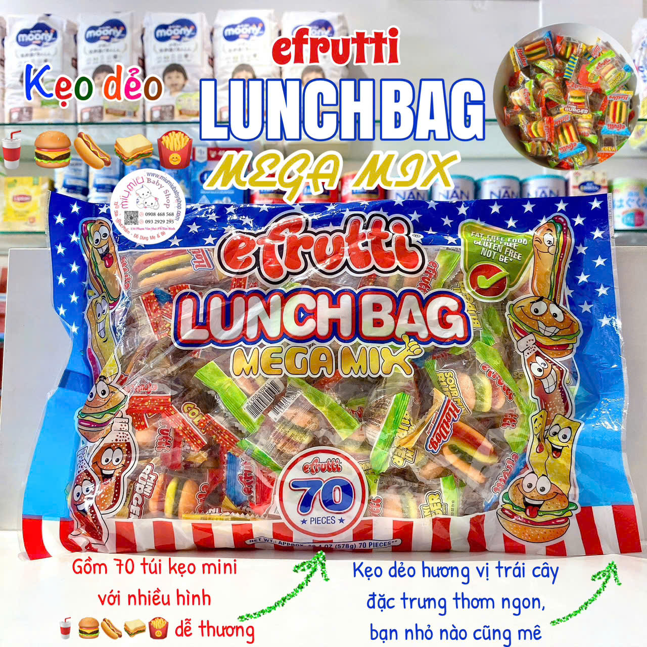 Lunchbag Mỹ 578g