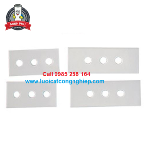 LƯỠI DAO GỐM/SỨ CẮT VẢI HÌNH CHỮ NHẬT BA LỖ