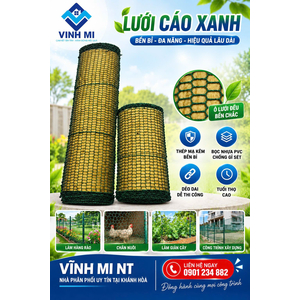 Lưới thép mắt cáo bọc nhựa