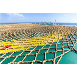 Lưới chống trượt cho sân bay trực thăng 8 Cạnh đều 14x14m, làm bằng dây manila, dây tự nhiên, mắt lưới 200 x 200 mm (lưới sân bay)