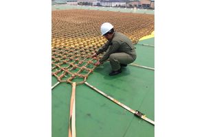 LƯỚI CHỐNG TRƯỢT DÙNG CHO SÂN BAY TRỰC THĂNG BẰNG SỢI TỰ NHIÊN MANILA