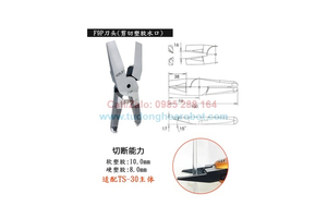 Kìm cắt khí nén VR-30 với lưỡi cắt F9P VERLR