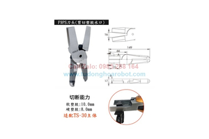 Kìm cắt khí nén VR-30 với lưỡi cắt F9PS VERLR