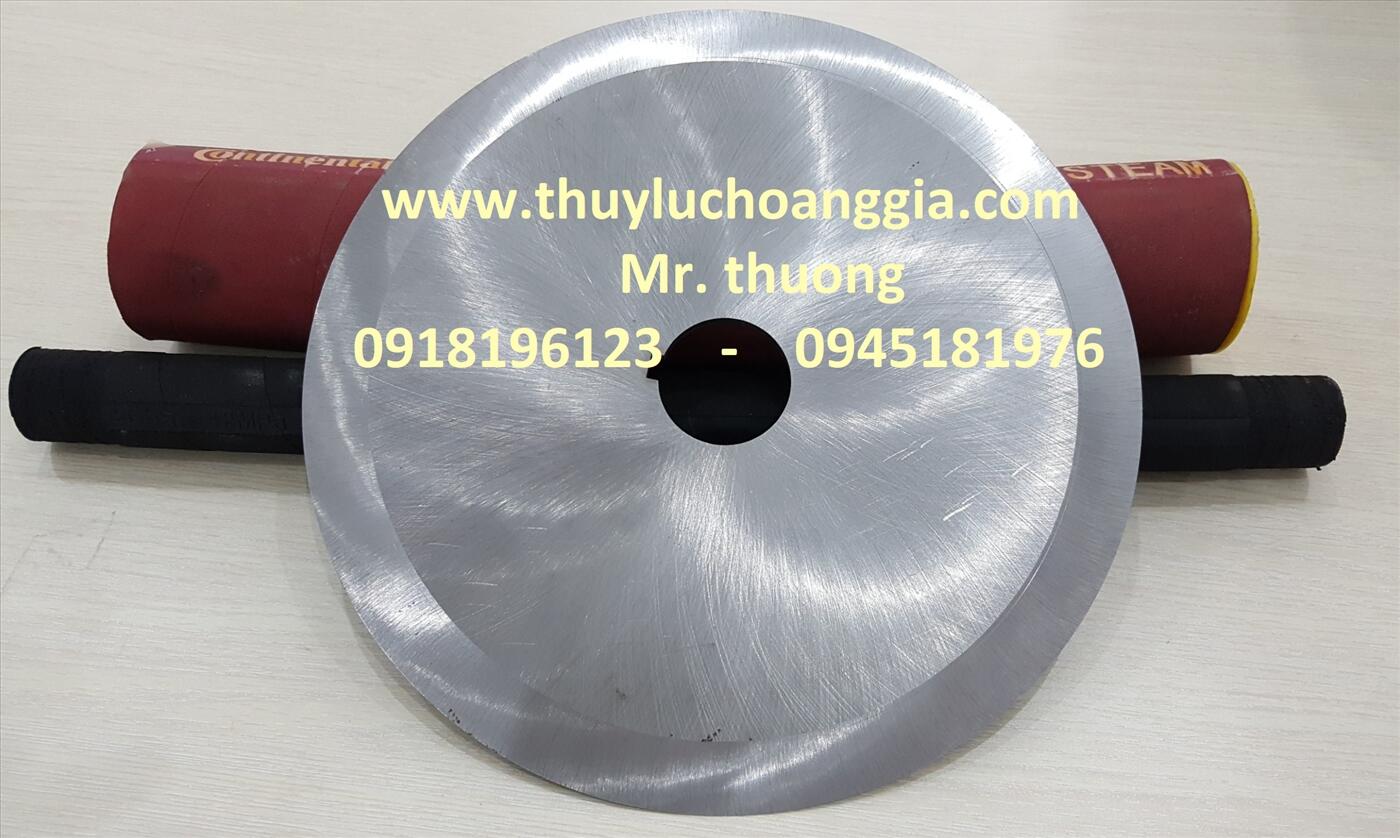 Lưỡi dao tròn cắt ống cao su thủy lực