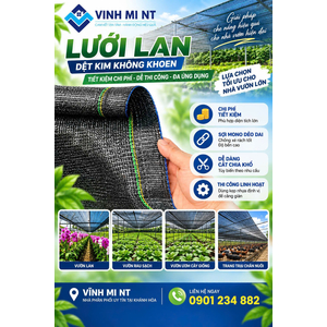Lưới lan dệt kim không khoen ( Gói )