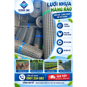 Lưới rào nhựa Vĩnh Mi NT ( Khánh Hòa)