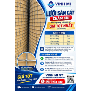 Lưới sàn cát chấm chì ( nhiều kích thước )