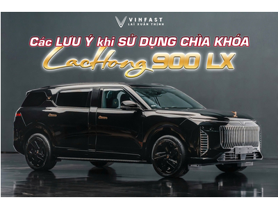 Lưu ý khi dùng chìa khóa Lạc Hồng 900 LX