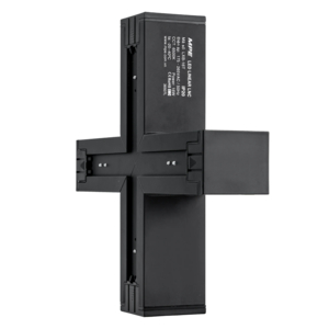 Phụ kiện thanh nối X thân màu đen có đèn 16W cho Seri LNC mã LXW-16