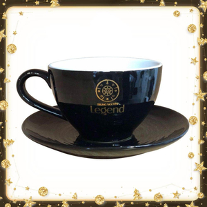 Ly Gốm Sứ Bát Tràng Đen Cappuccino Trung Nguyên