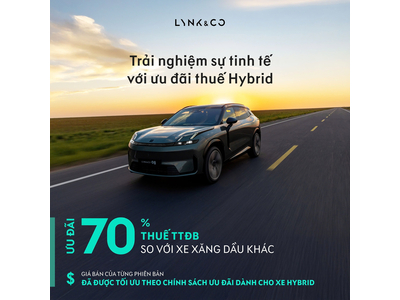 Lynk & Co 08 EM-P – SUV Hybrid hưởng ưu đãi thuế, giá bán ổn định từ 1,299 tỷ đồng