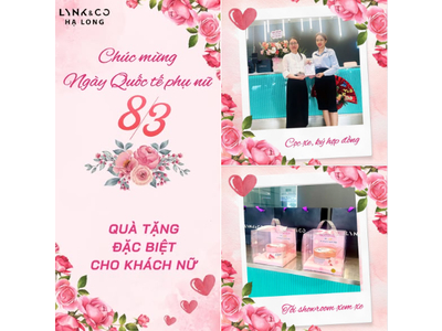 🌸 LYNK & CO HẠ LONG – TRI ÂN PHÁI ĐẸP NHÂN NGÀY 8/3 🌸 Nhân dịp Quốc tế Phụ nữ 8/3, Lynk & Co Hạ Long xin gửi lời chúc tốt đẹp nhất đến tất cả những