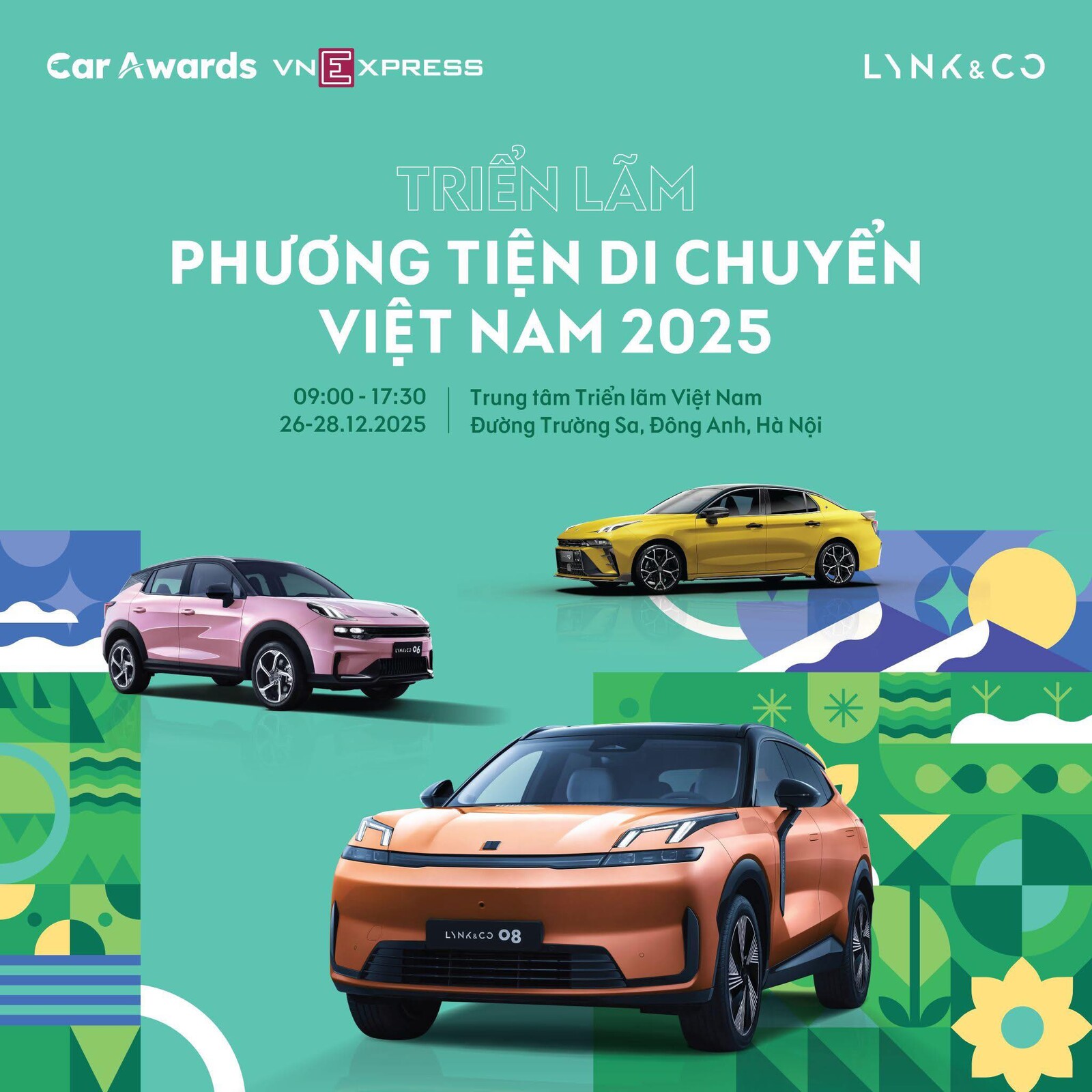 🚗✨ LYNK & CO SẴN SÀNG ĐỊNH HÌNH TRẢI NGHIỆM DI CHUYỂN MỚI TẠI VIETNAM MOBILITY SHOW 2025 Vietnam Mobility Show 2025 - sự kiện về phương tiện di chuyể